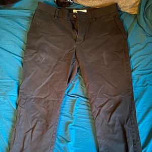 Mens Slim Black Pants